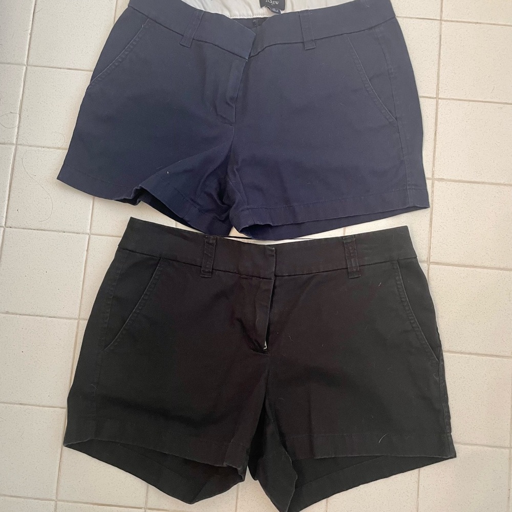 Bundle of 2 J Crew  chino shorts
